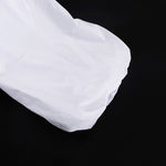 Puff-sleeved Backless Stand-collar Blouse