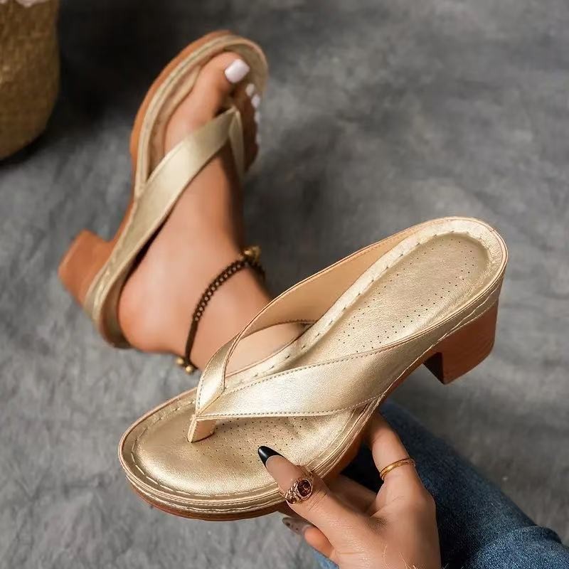 Square-heeled Sandals