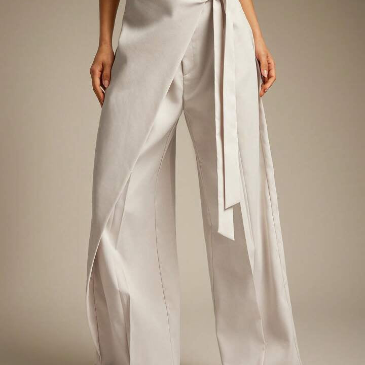 Rap-up Drawstring Versatile Casual Trousers