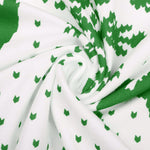 Christmas Snowflake Print Long-Sleeve Dress
