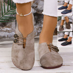 Ins Square Toe Slip-on Flats