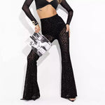 Mesh & Flocking: Street Trend Pants