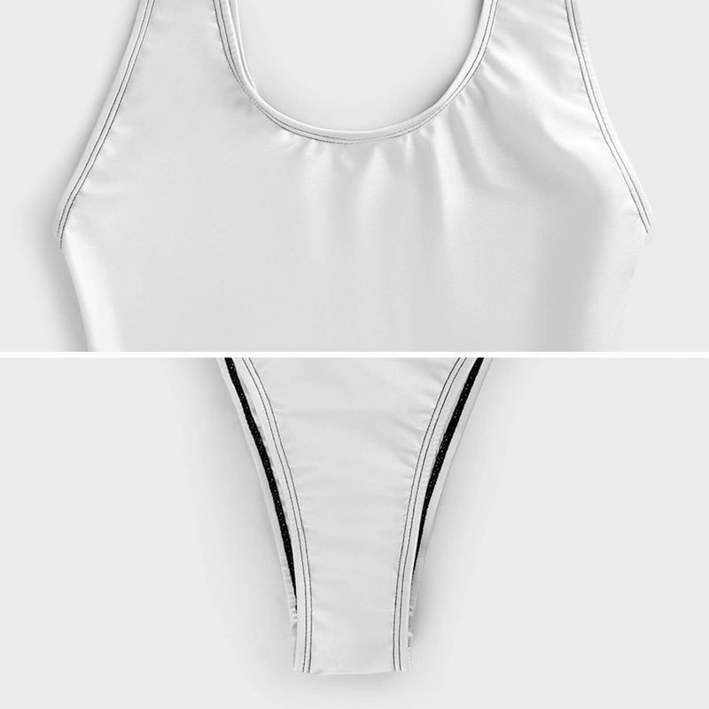Summer Essential One - Piece Swimsuit - runwayfashionista.com
