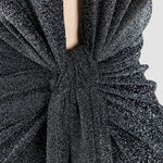 Deep V Long Sleeve Bodycon Maxi Dress