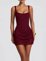 Graceful Sleeveless Mini Dresses