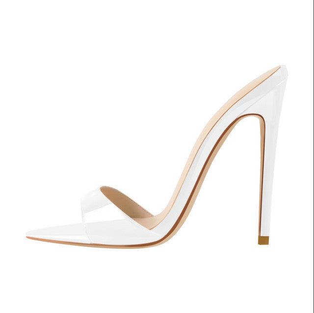 Cross Border Pointed Thin Heel - runwayfashionista.com