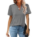 Casual Short Sleeve T-Shirt - runwayfashionista.com