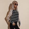 Long Sleeve Striped T-Shirt - runwayfashionista.com