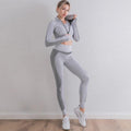 Breathable Long-Sleeved Two-Piece Set - runwayfashionista.com