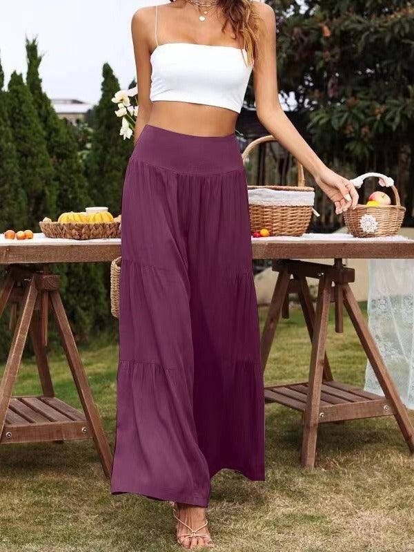 High Waist Loose Pants - runwayfashionista.com