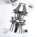 Lace Perspective Slim Sling Sexy Bodysuit - runwayfashionista.com