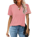 Casual Short Sleeve T-Shirt - runwayfashionista.com