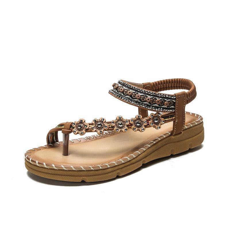 New Bohemian Style Thick Soled Sandals - runwayfashionista.com