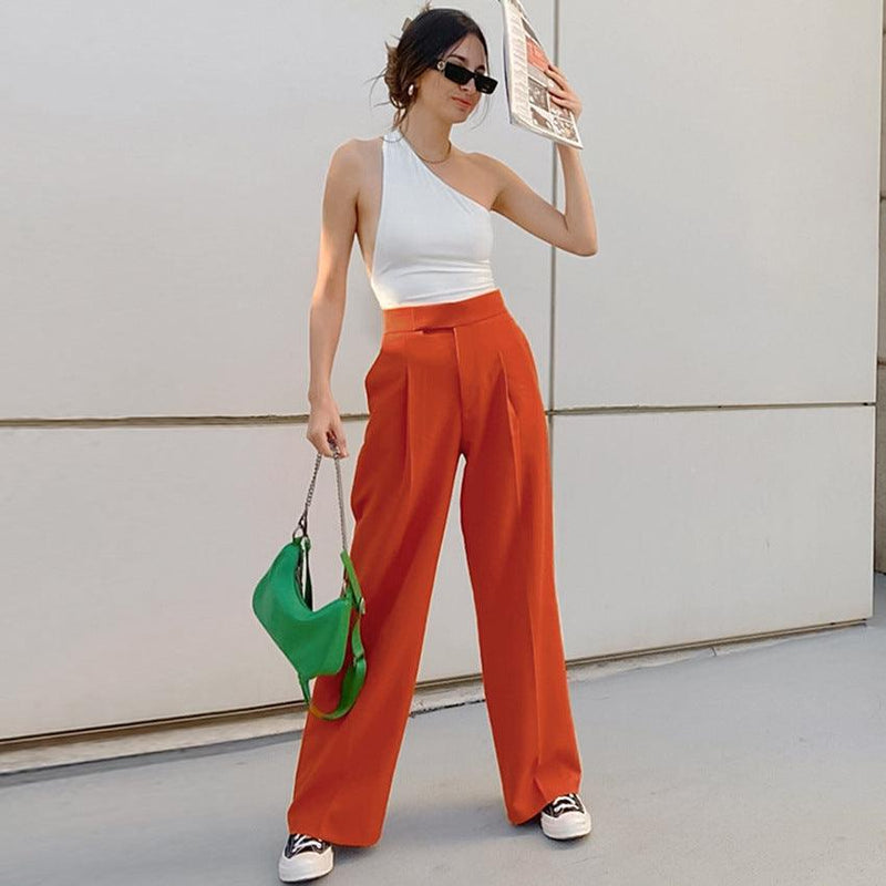 New French Fashion Casual Trousers - runwayfashionista.com