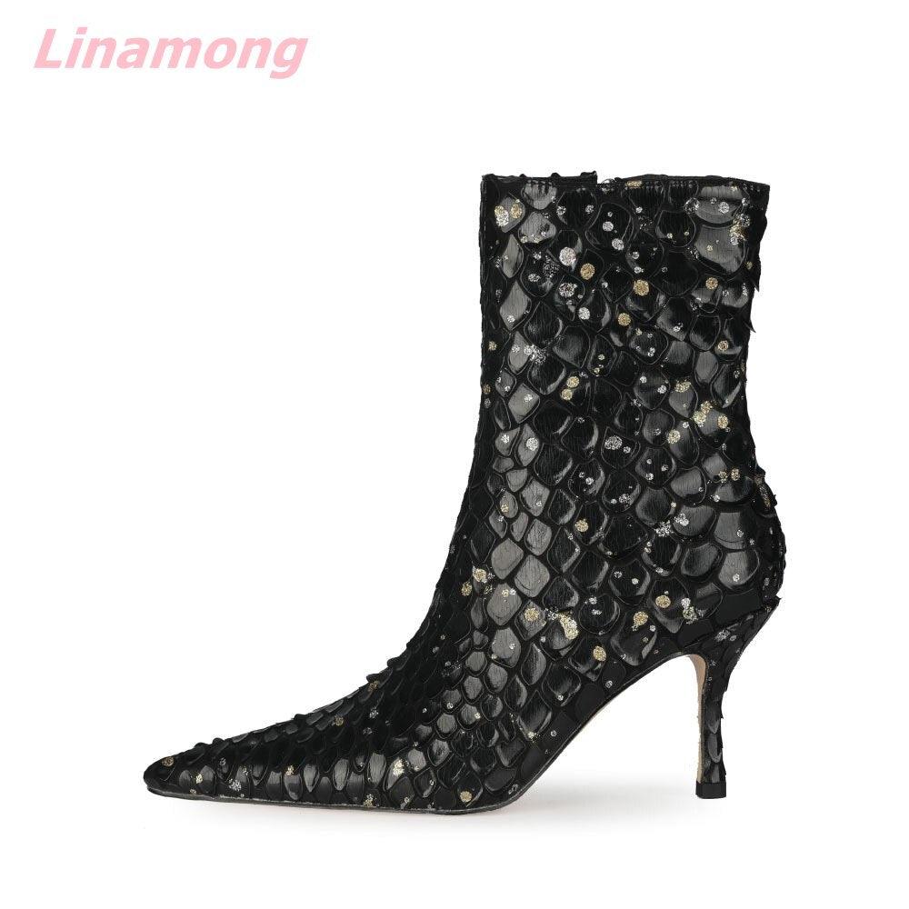 Boots Pointed Toe Thin High Heel - runwayfashionista.com