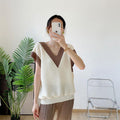Pleated Corn Kernels Small Vest - runwayfashionista.com