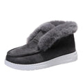 Low top Suede Cotton Shoes - runwayfashionista.com