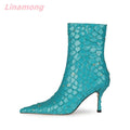 Boots Pointed Toe Thin High Heel - runwayfashionista.com