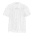 Short Sleeve Loose Fit Shirt - runwayfashionista.com