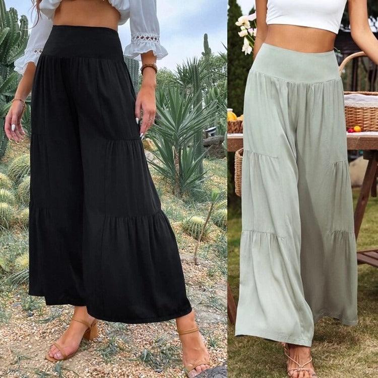 High Waist Loose Pants - runwayfashionista.com