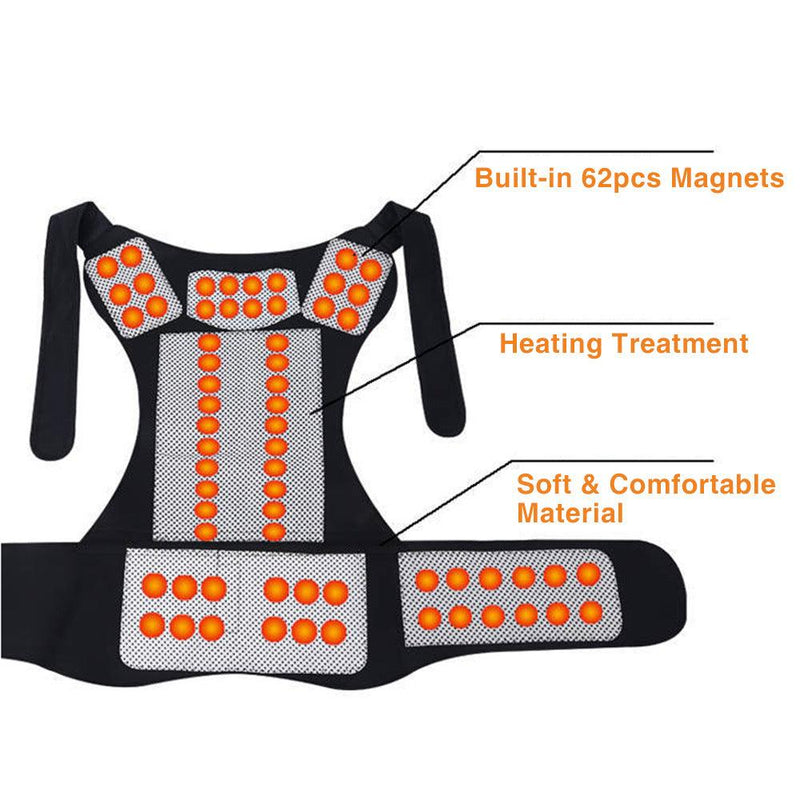 Magnetic Therapy Vest Self-Heating Shoulder Guard - runwayfashionista.com