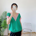 Pleated Corn Kernels Small Vest - runwayfashionista.com