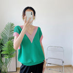 Pleated Corn Kernels Small Vest - runwayfashionista.com