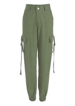 High Waist Cargo Pants - runwayfashionista.com