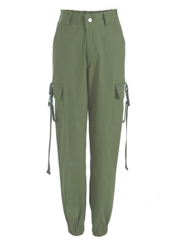 High Waist Cargo Pants - runwayfashionista.com