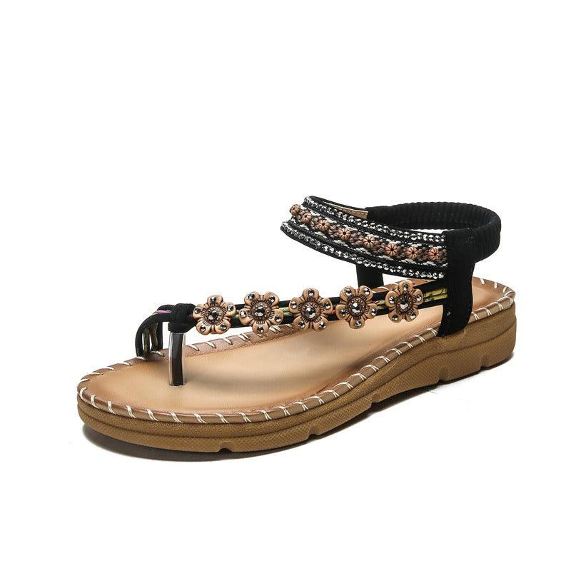 New Bohemian Style Thick Soled Sandals - runwayfashionista.com