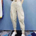 Thin New Elastic High Waist Casual Pants - runwayfashionista.com