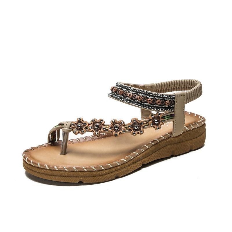 New Bohemian Style Thick Soled Sandals - runwayfashionista.com