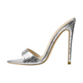 Cross Border Pointed Thin Heel - runwayfashionista.com