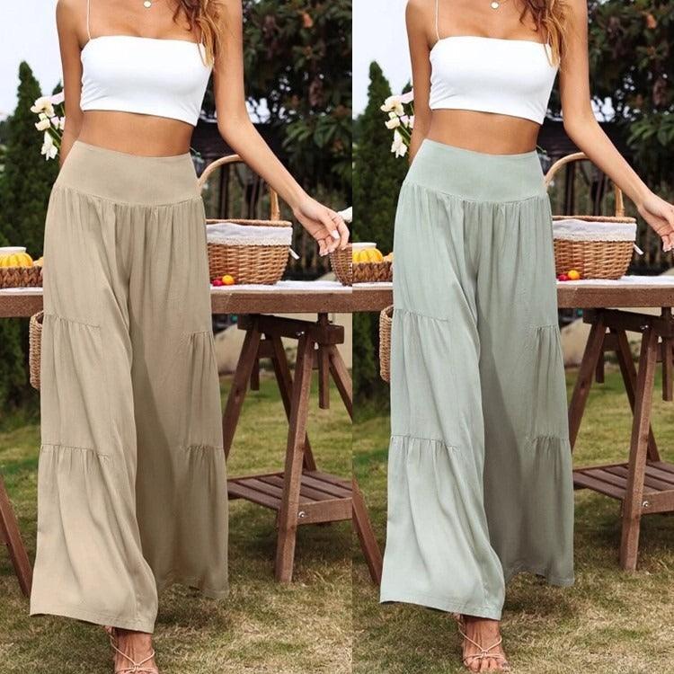 High Waist Loose Pants - runwayfashionista.com