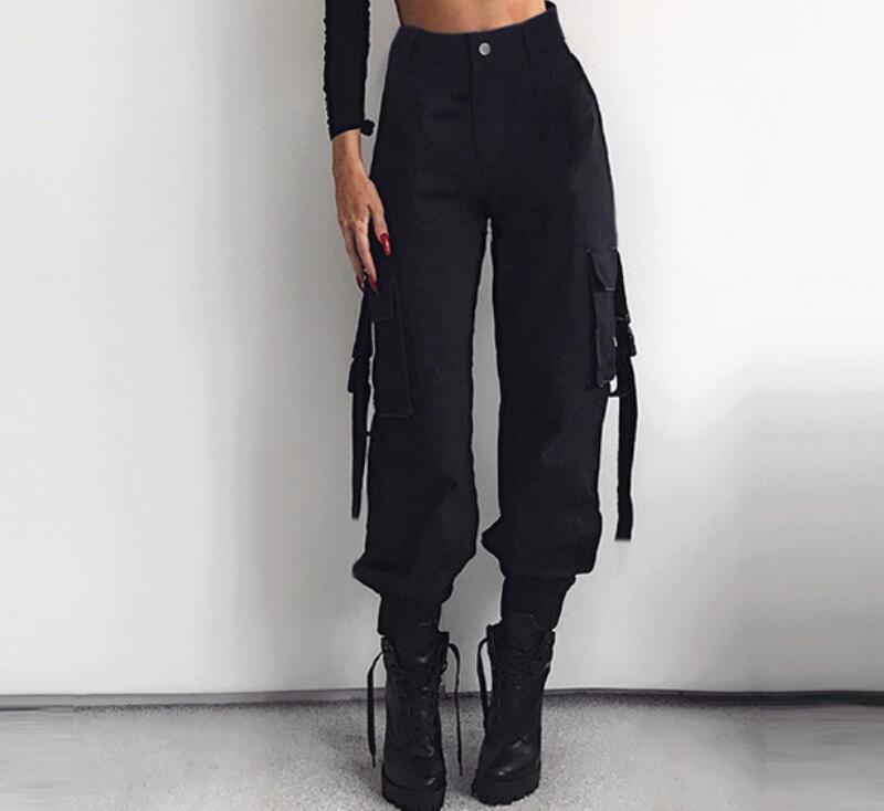 High Waist Cargo Pants - runwayfashionista.com