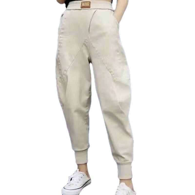 Thin New Elastic High Waist Casual Pants - runwayfashionista.com