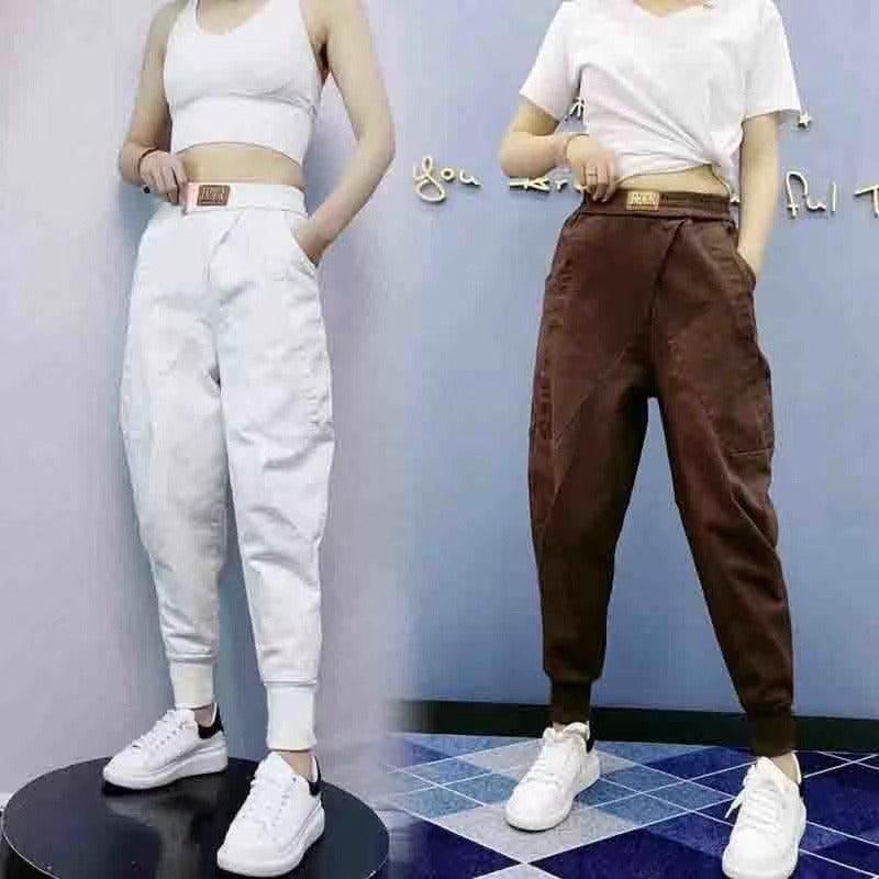 Thin New Elastic High Waist Casual Pants - runwayfashionista.com