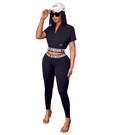 Black Two Piece Set - runwayfashionista.com