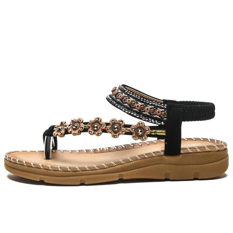 New Bohemian Style Thick Soled Sandals - runwayfashionista.com