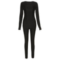 High Waist Slim Bodysuit - runwayfashionista.com