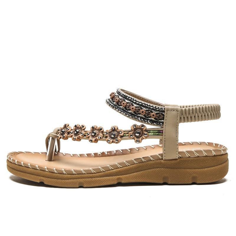 New Bohemian Style Thick Soled Sandals - runwayfashionista.com