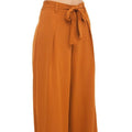 Wide Leg Chiffon Pants High Waist - runwayfashionista.com