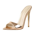 Cross Border Pointed Thin Heel - runwayfashionista.com