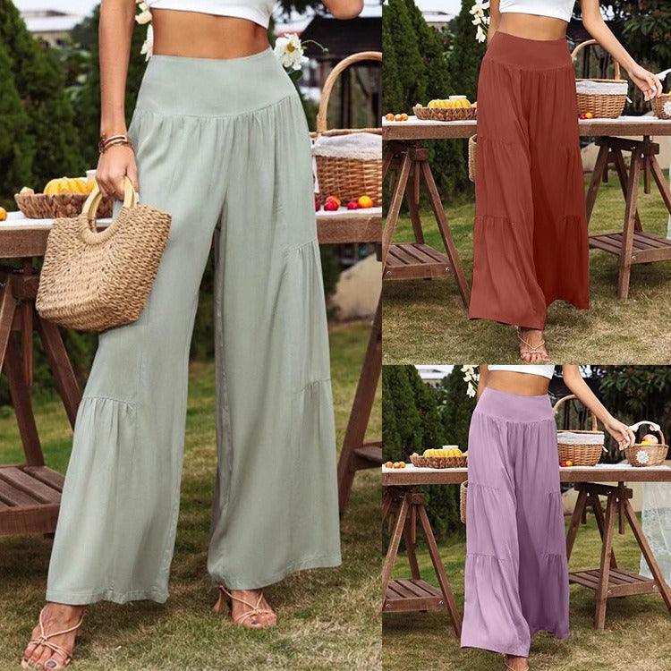 High Waist Loose Pants - runwayfashionista.com