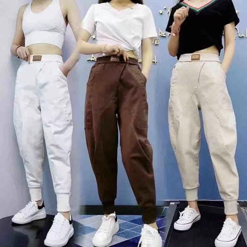 Thin New Elastic High Waist Casual Pants - runwayfashionista.com