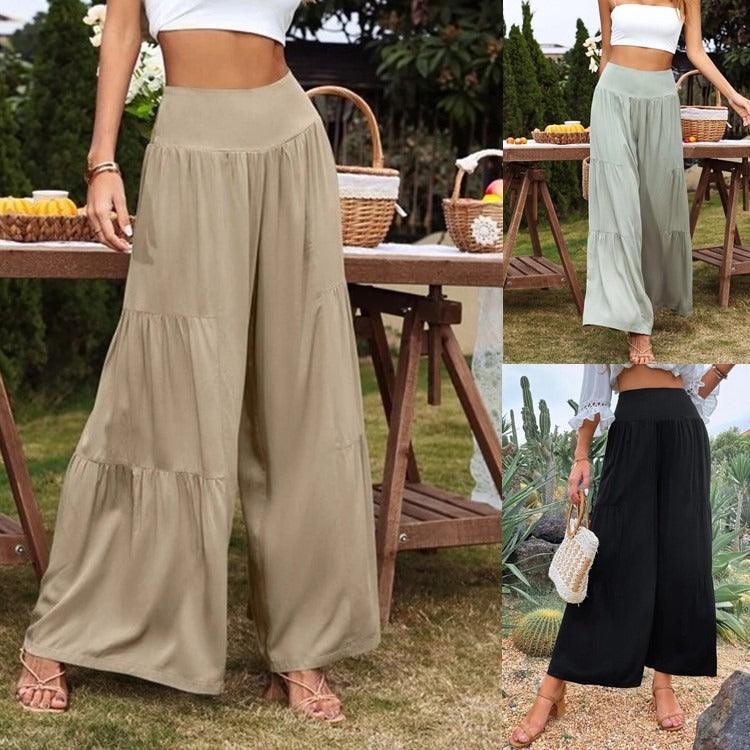 High Waist Loose Pants - runwayfashionista.com