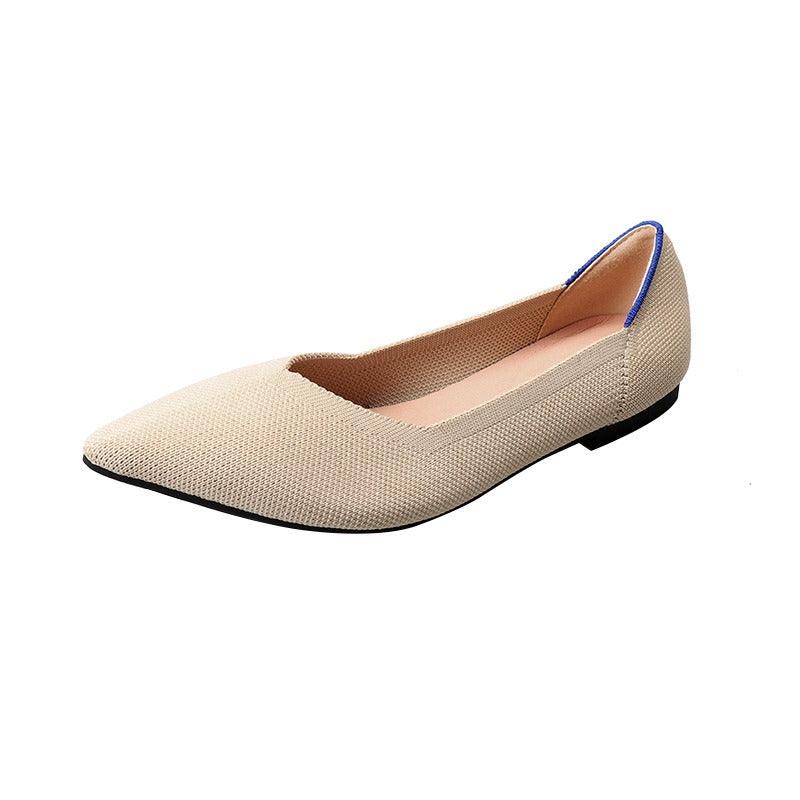 Woven Flat Sole Shoes - runwayfashionista.com