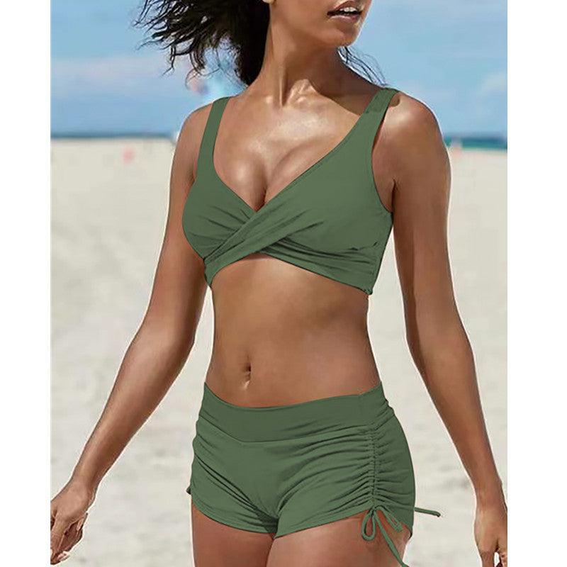 Large Size Split Sexy Bikini - runwayfashionista.com