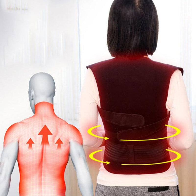 Magnetic Therapy Vest Self-Heating Shoulder Guard - runwayfashionista.com