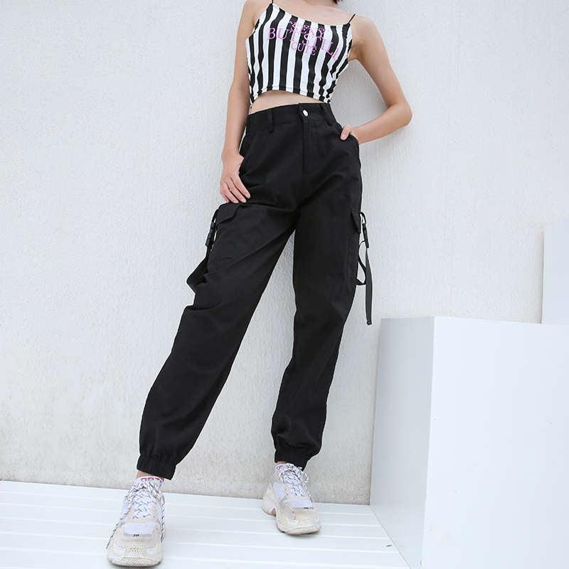 Black High Waist Cargo Pants - runwayfashionista.com